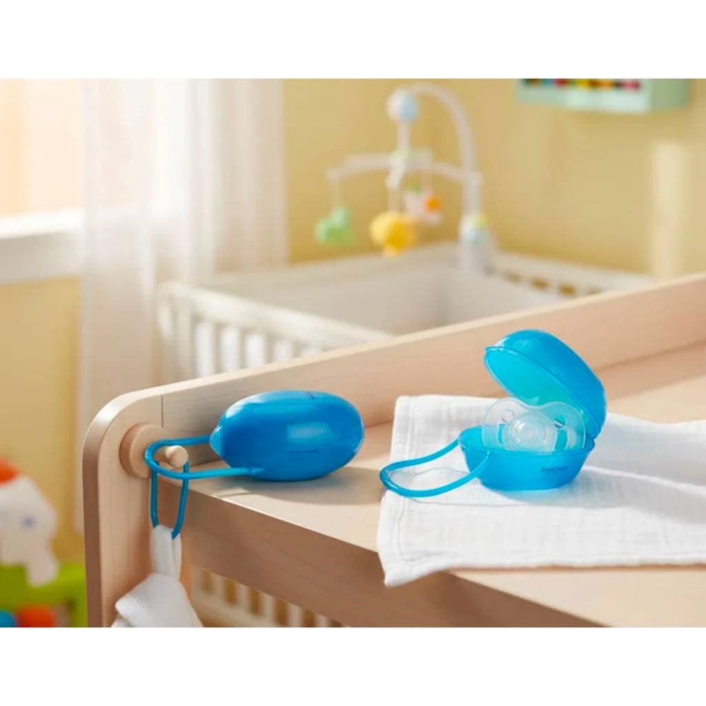 Porta Guarda Chupeta Bico Com Case Com Alça Transparente Criança Infantil Bebe