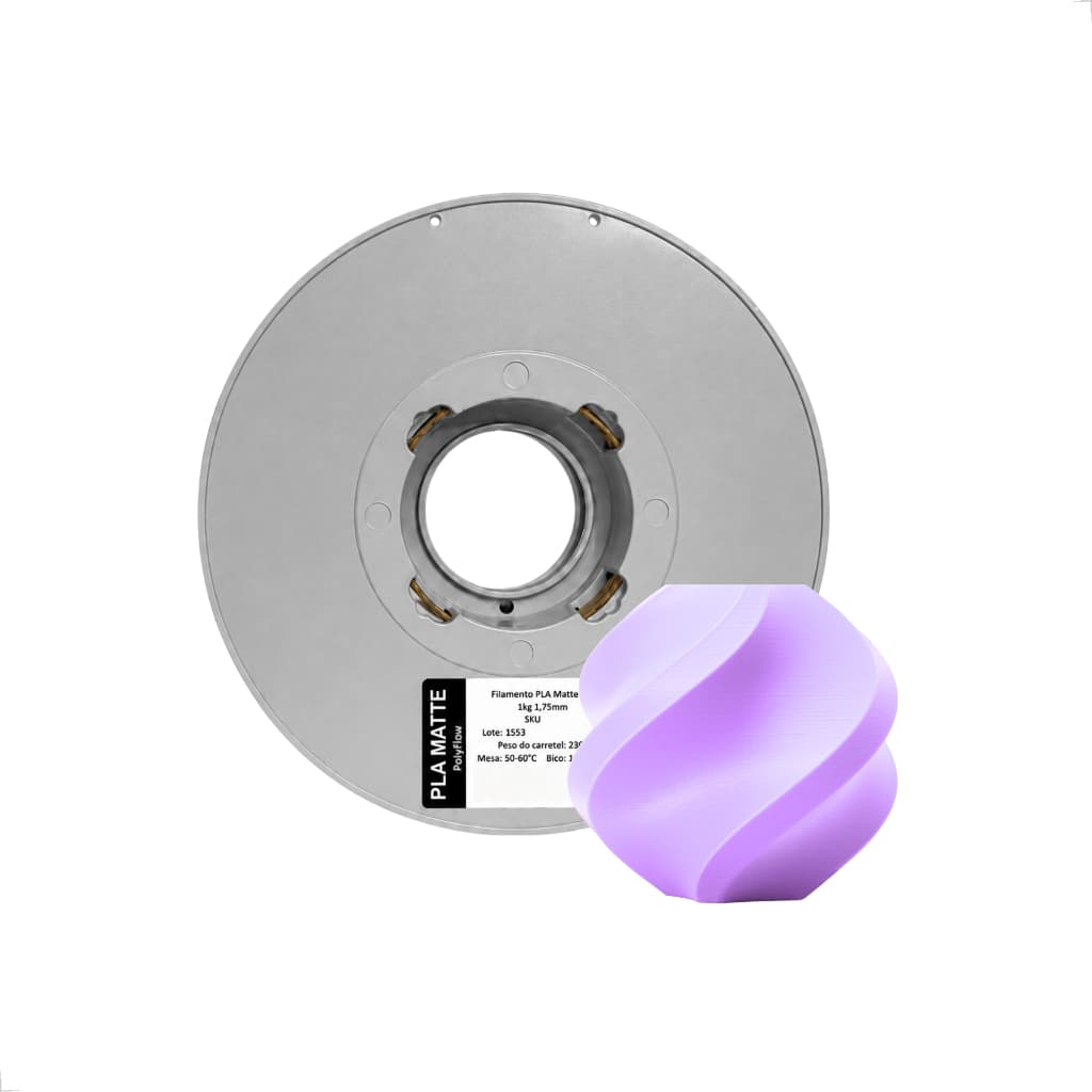 FILAMENTO POLYFLOW PLA MATTE 1KG - ACABAMENTO FOSCO