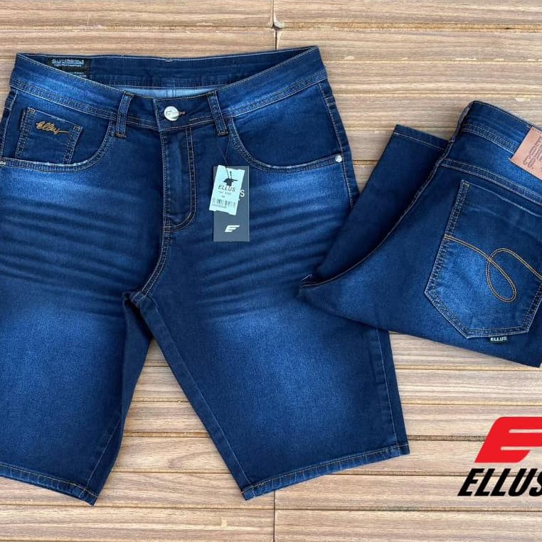 Bermuda Jeans Masculina Premium com Elastano
