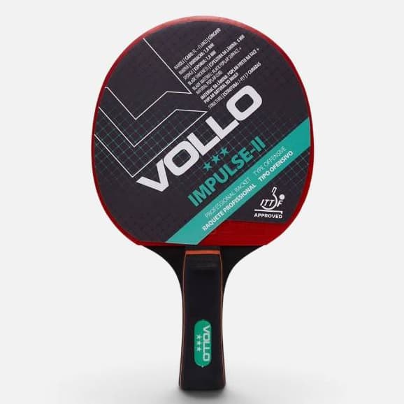Raquete de Tênis de Mesa Ping Pong Impulse II Vollo Aprovada ITTF