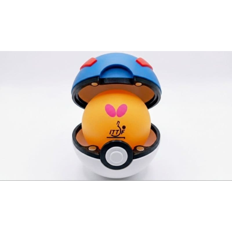 Chaveiro Pokébola Porta Bolinhas de Tênis de Mesa