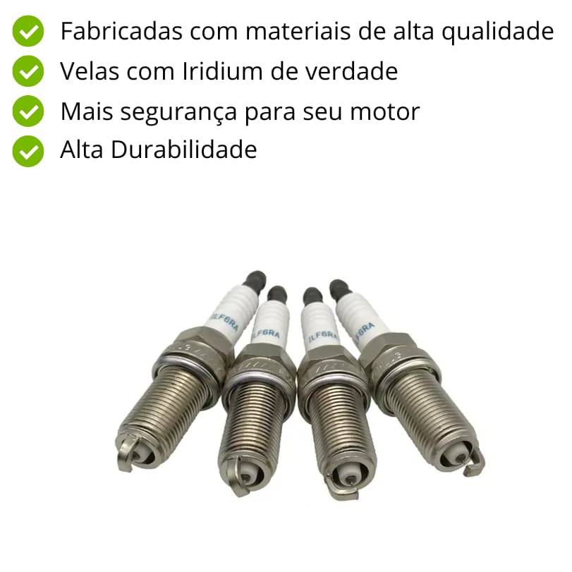 Jogo 4 Velas Iridium Toyota Etios 1.3 1.5 16v 90919-01247