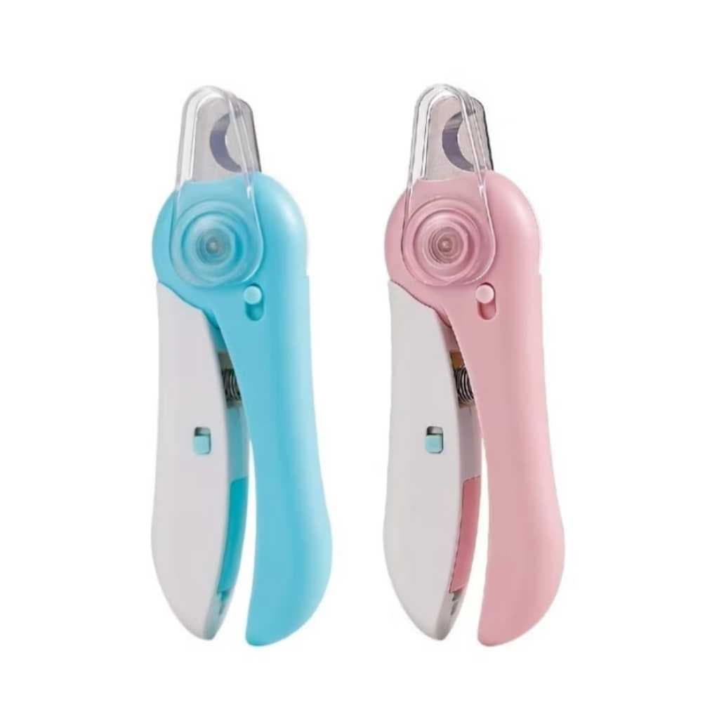 Cortador De Unhas Profissional Para Cães e Gatos Kit Alicate e Lixa Com Luz de Led