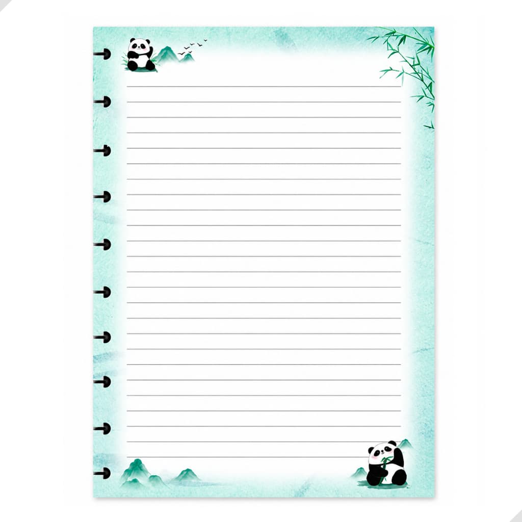 Refil B5 80 Folhas Pautadas 10 Discos Para Caderno Decoradas E Super Fofas Material Escolar