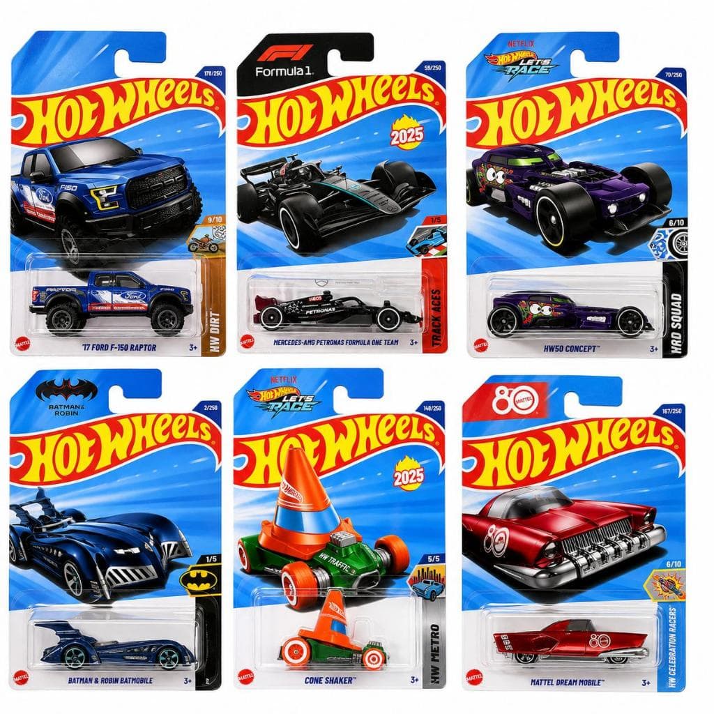Carrinho Hot Wheels - 1:64 - Miniatura colecionável Diecast lacrado - escolha seu modelo