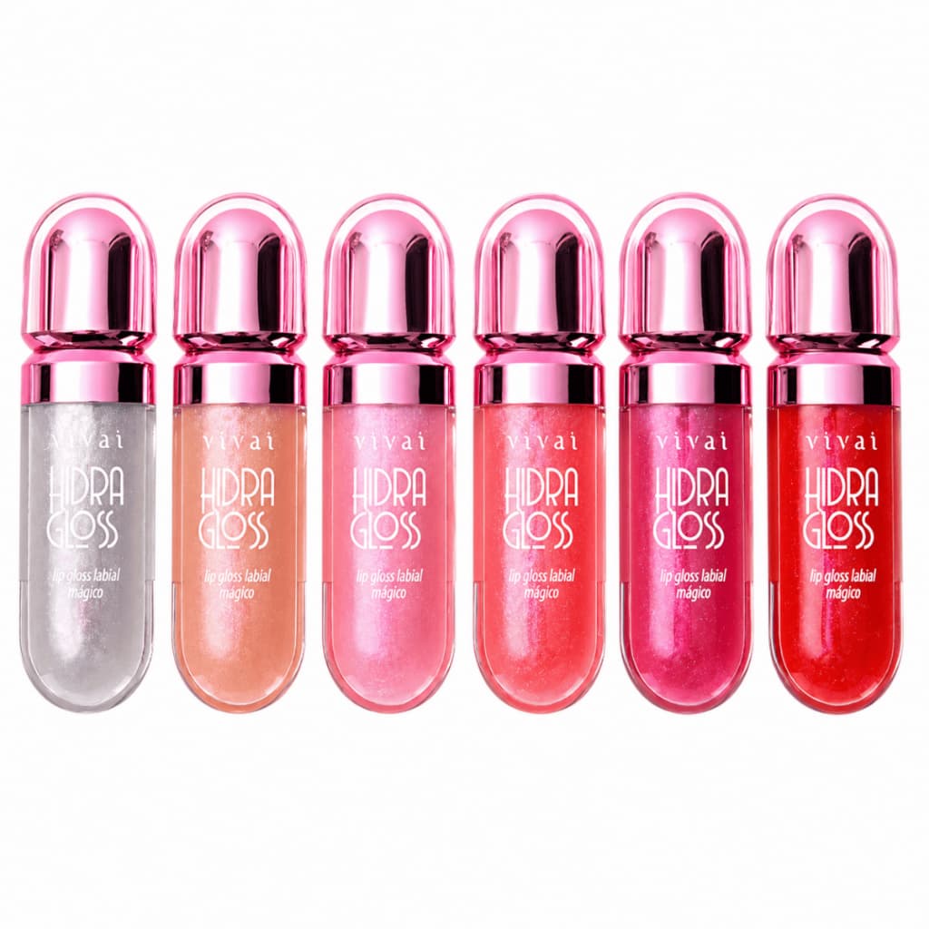 HIDRA GLOSS - LIP GLOSS LABIAL MAGICO - VIVAI - GLOSS LABIAL COM COR