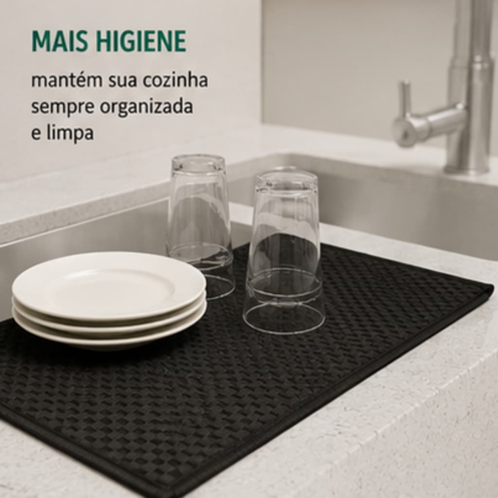 Aparador de Louças Alta Absorção 40x50cm 100% Poliéster