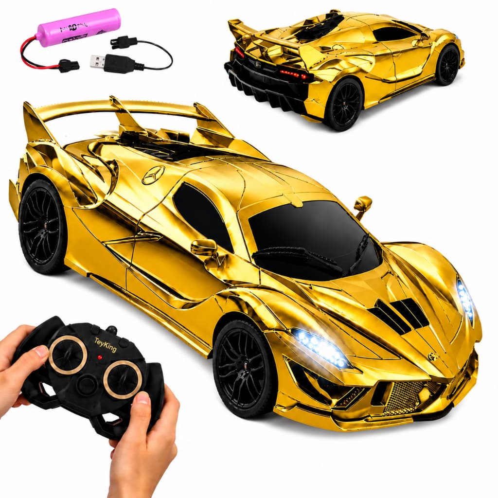 Carrinho De Controle Remoto Recarregavel Carro Esportivo  Infantil Crianças Presente