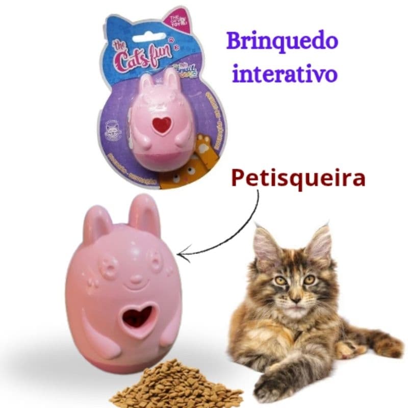 Brinquedo Interativo Petisqueira  The Pets Brasil para Petiscos The Cats Fun