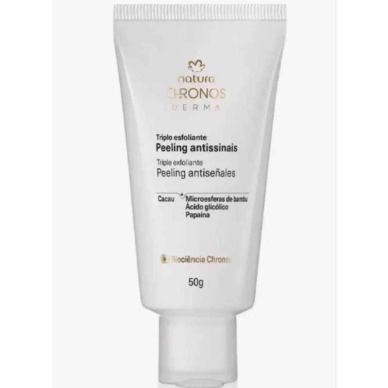 Esfoliante Triplo Antissinais 50g - Uniformiza Textura, Renova Células e Devolve Brilho
