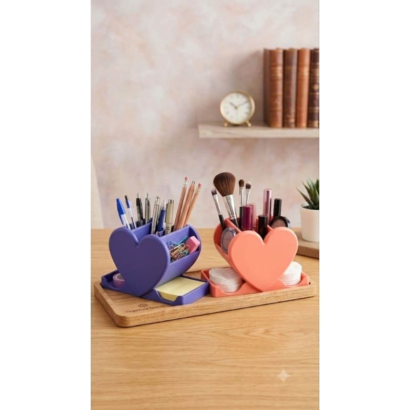 ORGANIZADOR LOVE MAQUIAGEM E OBJETOS
