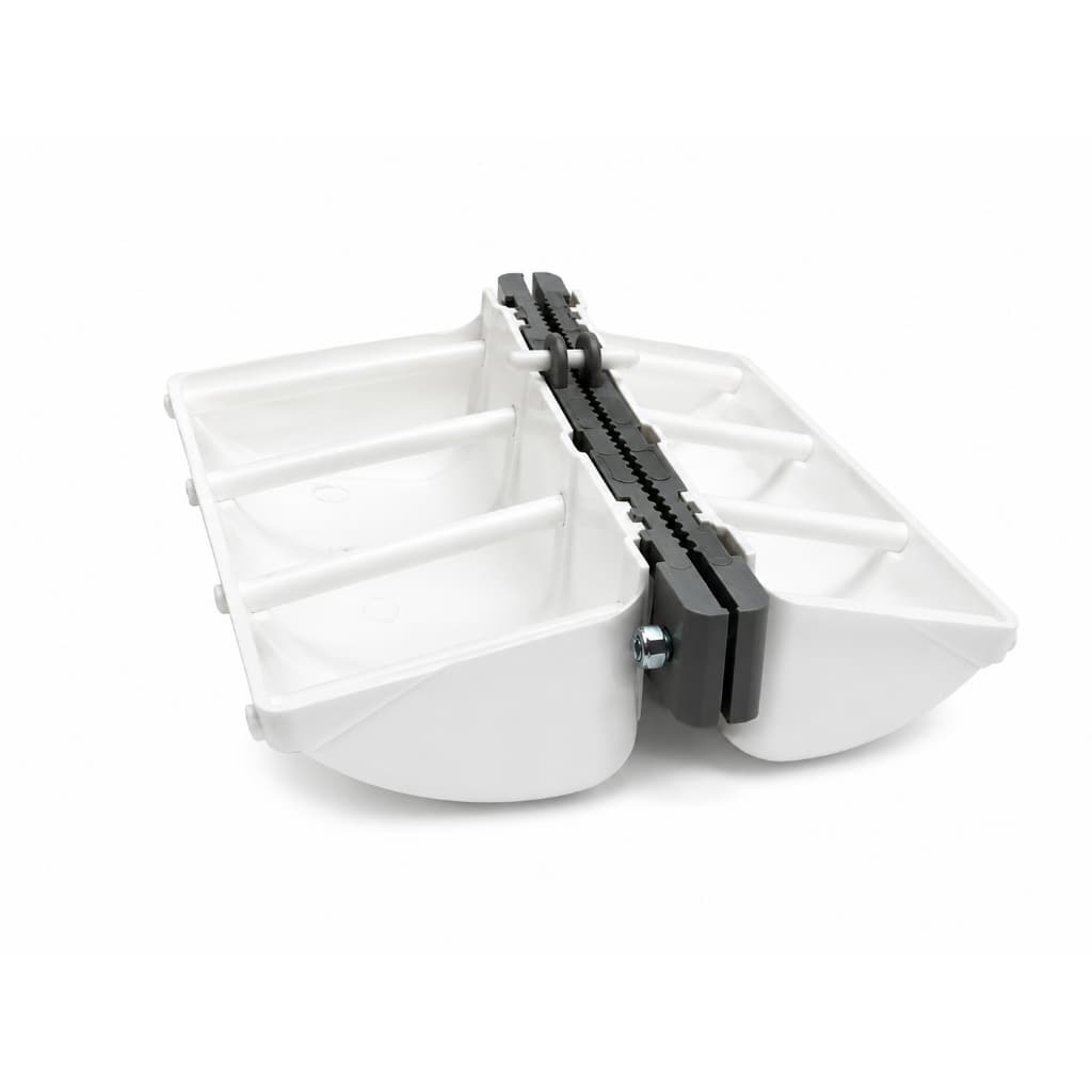 Kit 5 Comedouro Cocho Suíno Regulável Para Leitões Cocho Plástico Para Maternidade Suína