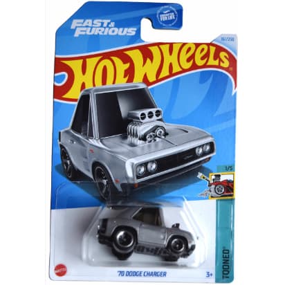 Hotwheels - 70 Dodge Charger (Fast and Furious) Prata - Hot Wheels