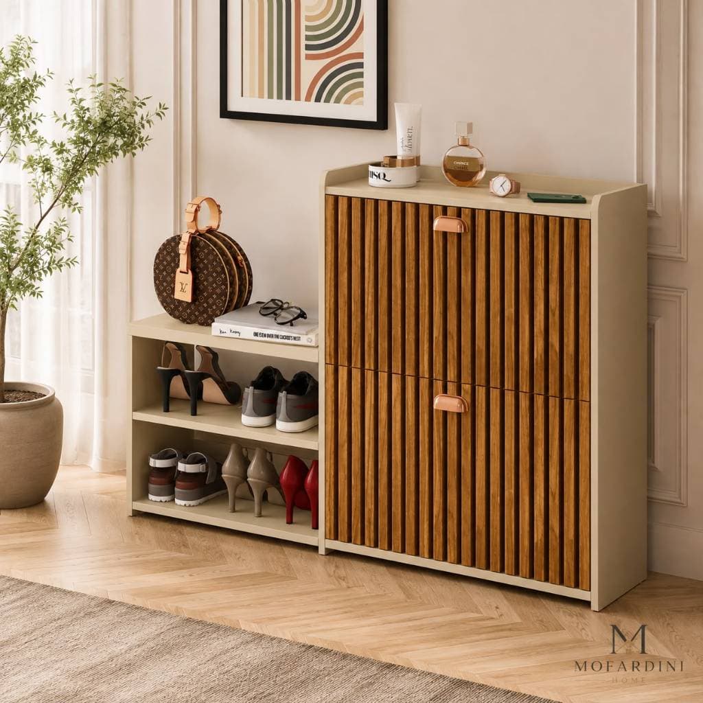 Sapateira Closet Milano 2 Portas Basculantes - Organizador de Calçados/Hall de Entrada Quarto