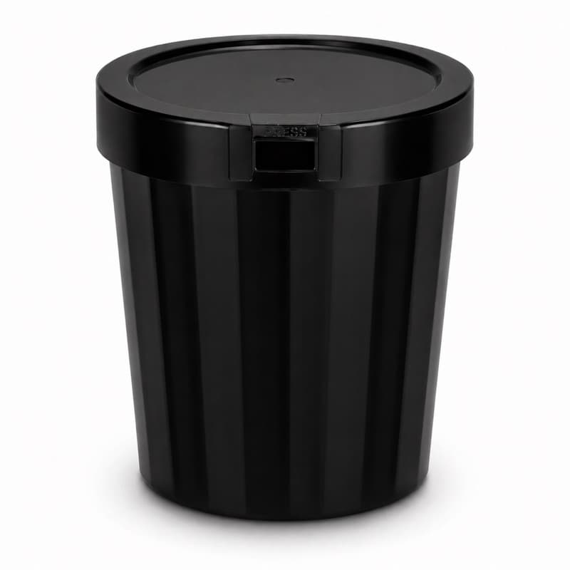 Cesto Lixeira Pia Cozinha Preto