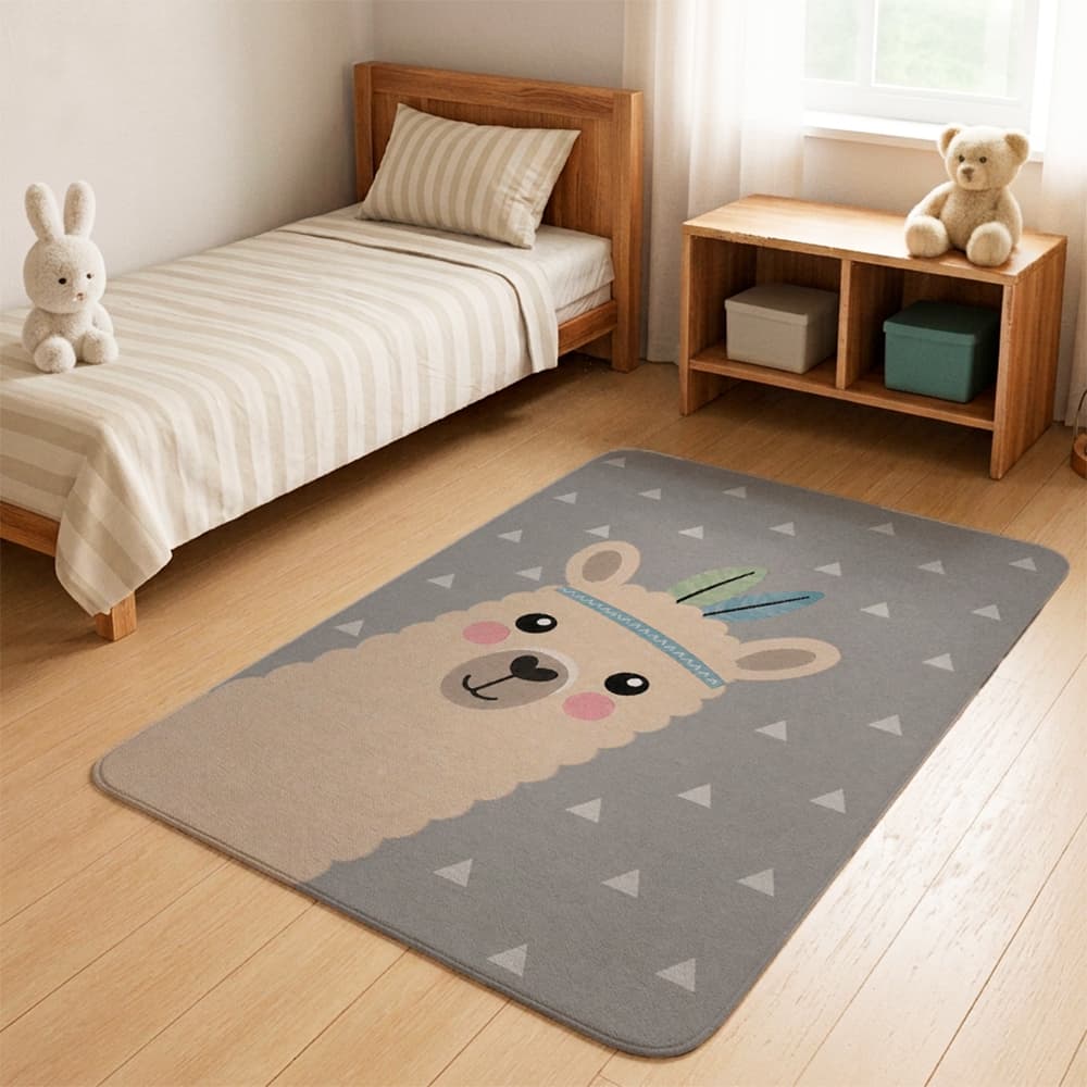 Tapete Kids Educativo Infantil 69x118cm Decorativo Bebê Criança Atividades Brincadeiras Quarto Antiderrapante