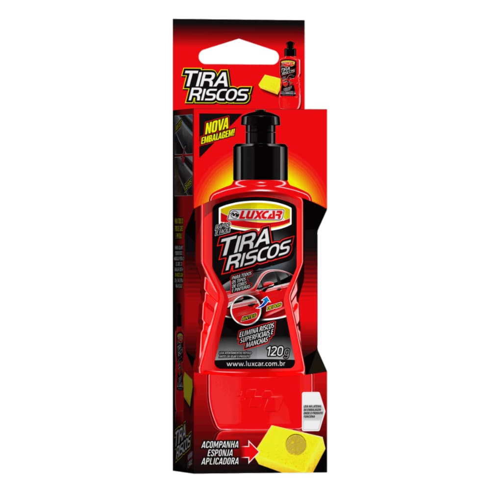 Tira Riscos Luxcar Elimina Remove manchas e riscos 120ML