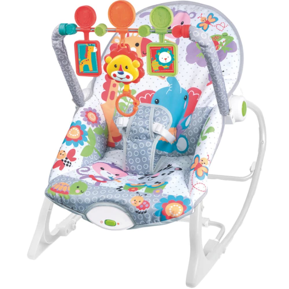 Cadeira de Descanso Vibratoria Infantil Para Bebe Musical Sons Zippy Toys Promoçao