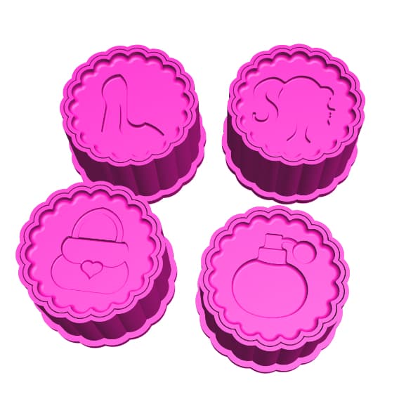 Ejetor Doces Brigadeiros Modelador - Barbie Bonequinha