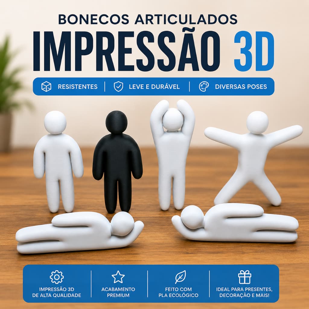 Bonecos Mecha Chameleon Kit 8 Poses Impressão 3D Para Pintar Colecionável