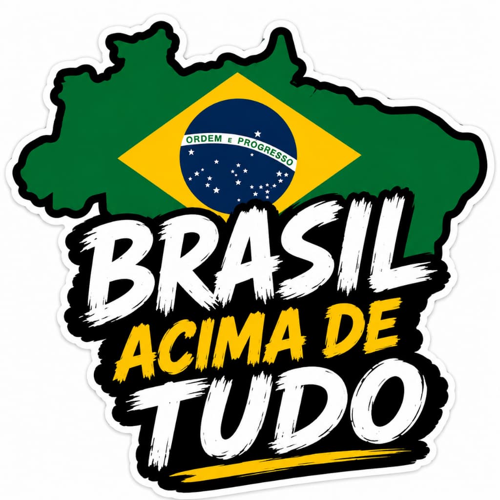 2 Unid Adesivo Brasil Acima De Tudo Vinil Autocolante Carro Moto Caminhão Capacete ENVIO IMEDIATO