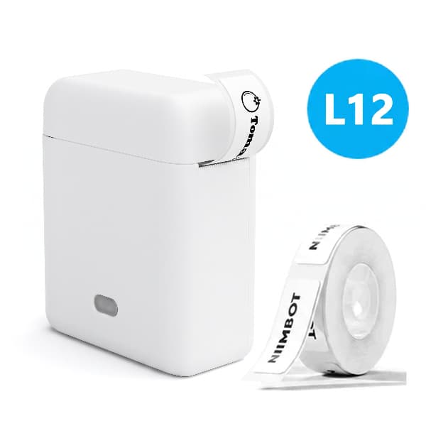 Mini Impressora Etiquetadora Bluetooth Portátil Sem Tinta Para Casa Escritório Loja Pequena, 1 Rolo Papel Térmico Grátis