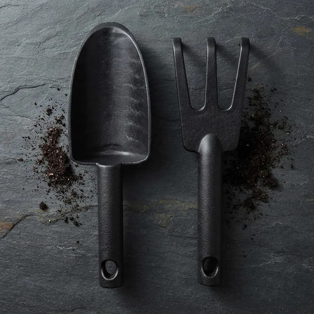 Combo 10 Kit Ferramentas para Jardinagem Rastelo e Pá Hortas Mudas Flores e Plantas