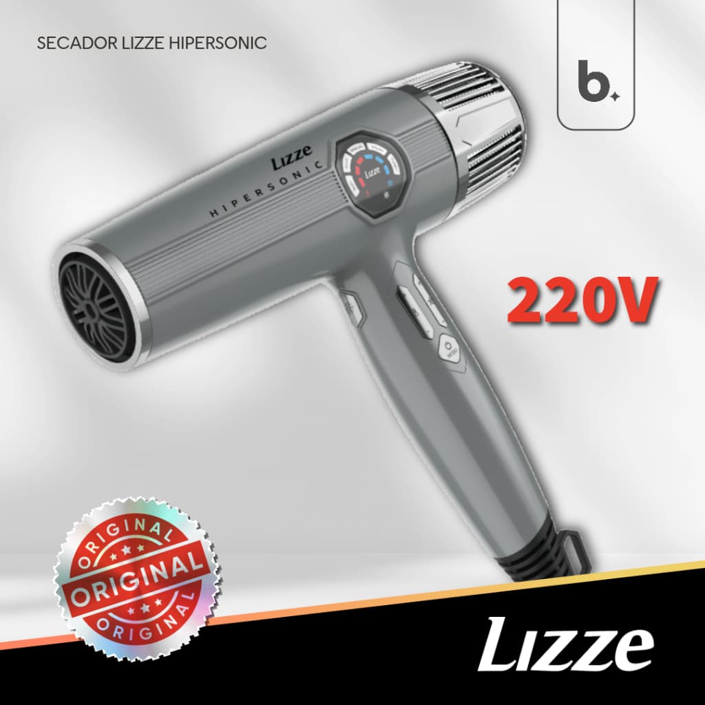 Secador Profissional Lizze Hipersonic 2600W 220V - Mais Potência e Economia de Tempo para o Profissional da Beleza
