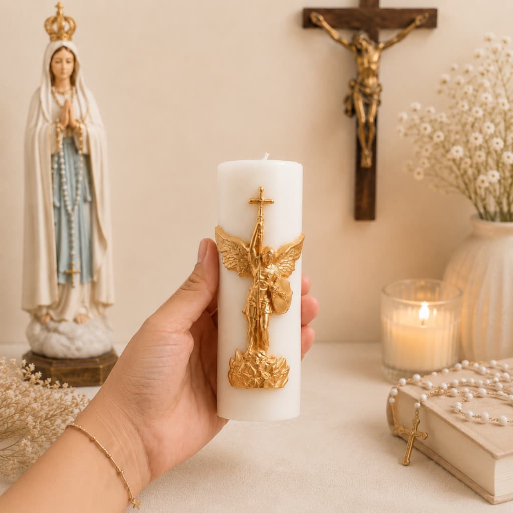 VELA PILAR SÃO MIGUEL ARCANJO|  ARTIGOS CATOLICOS| ARTIGOS RELIGIOSOS
