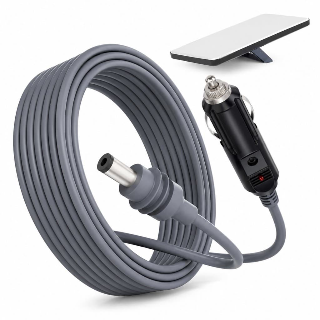 Cabo Veicular Starlink Mini 12v 24v Plug Cinzeiro 3 Metros
