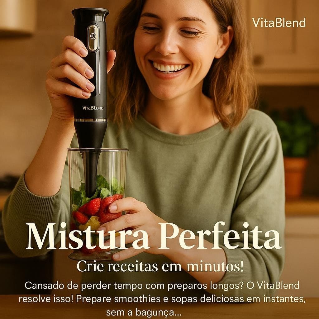 Mixer Elétrico 700ml Potência 200W Prático e Compacto Sortida