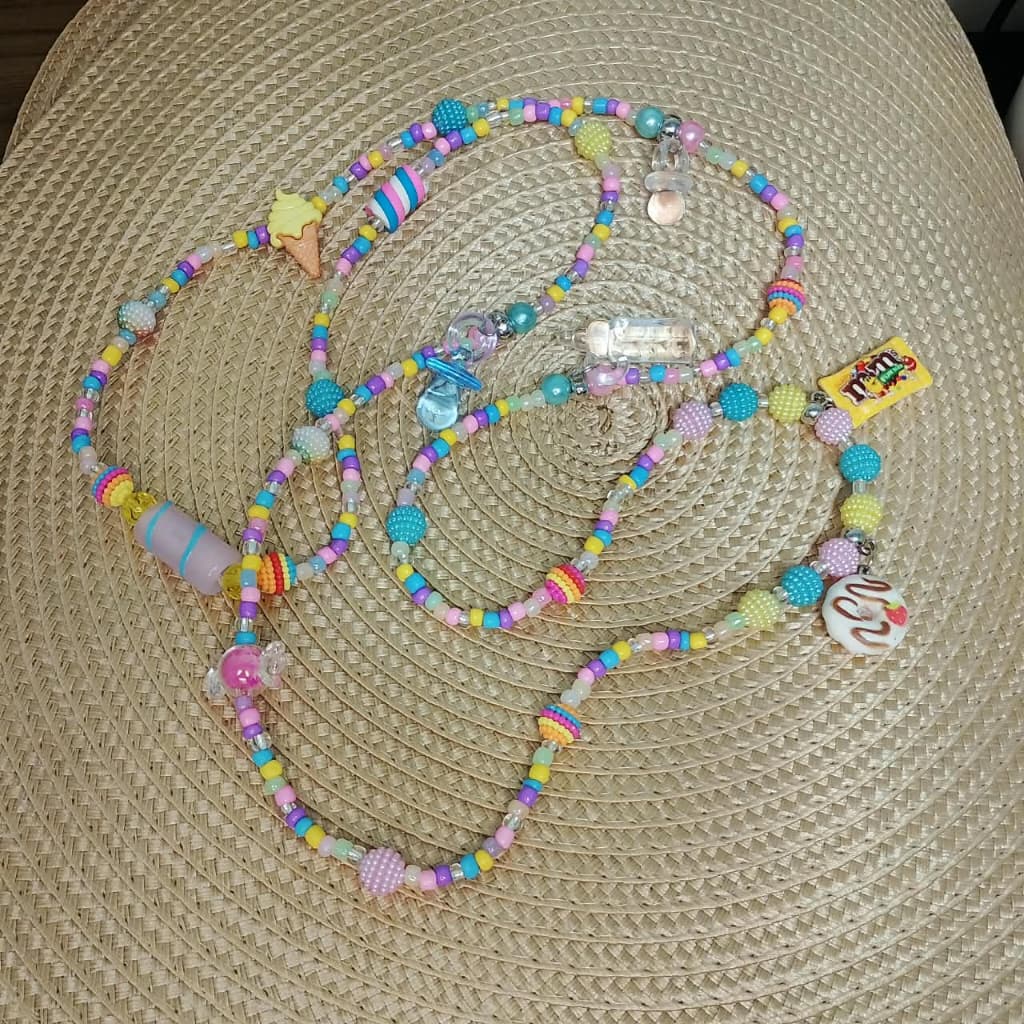 📿 Guia de Erês (Cosme e Damião) Artesanal | Arco-Íris | Umbanda | Guia Religiosa Premium | Ritas do Axé