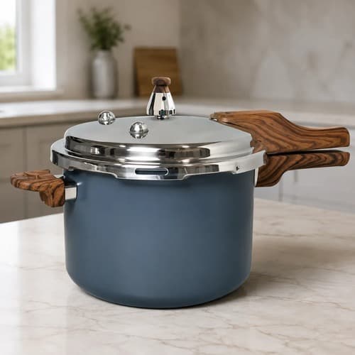 Panela De Pressão Indução Antiaderente Ceramica 4,2l Luxo