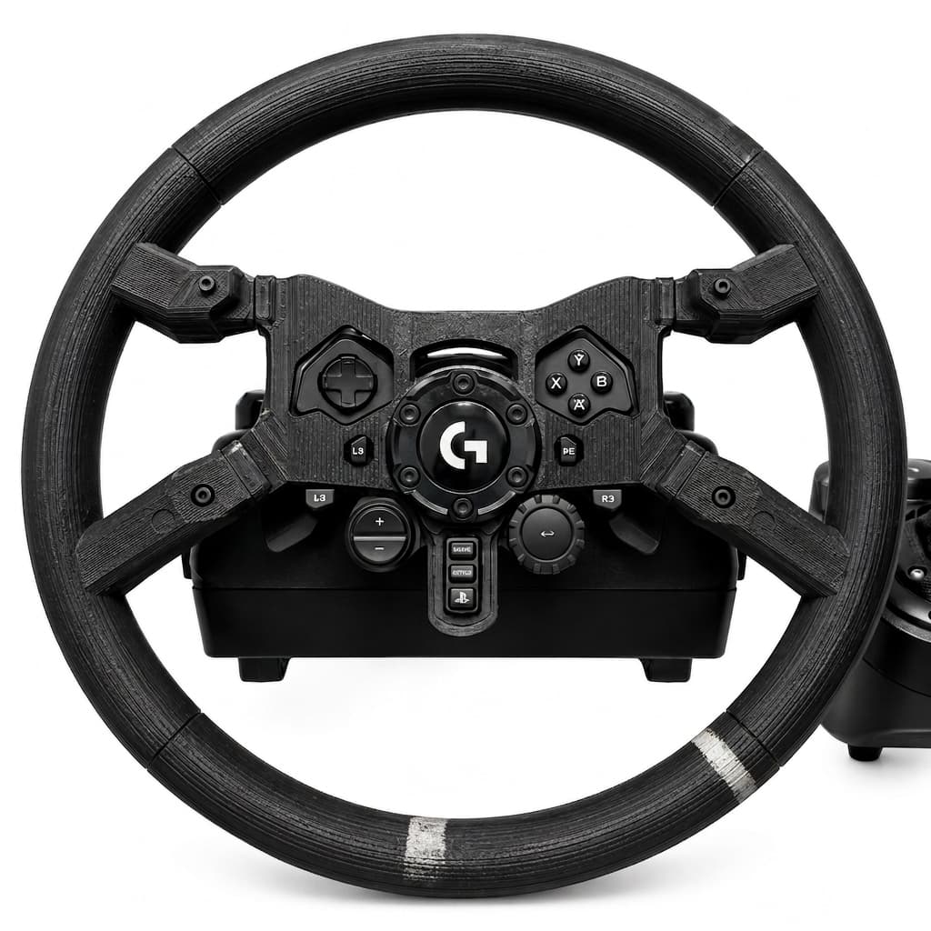 Aro Volante Caminhao Truck 40cm Addon Compativel Logitech G29 G920 G923 Simulador ETS2 ATS Volante Grande Escala Real 40