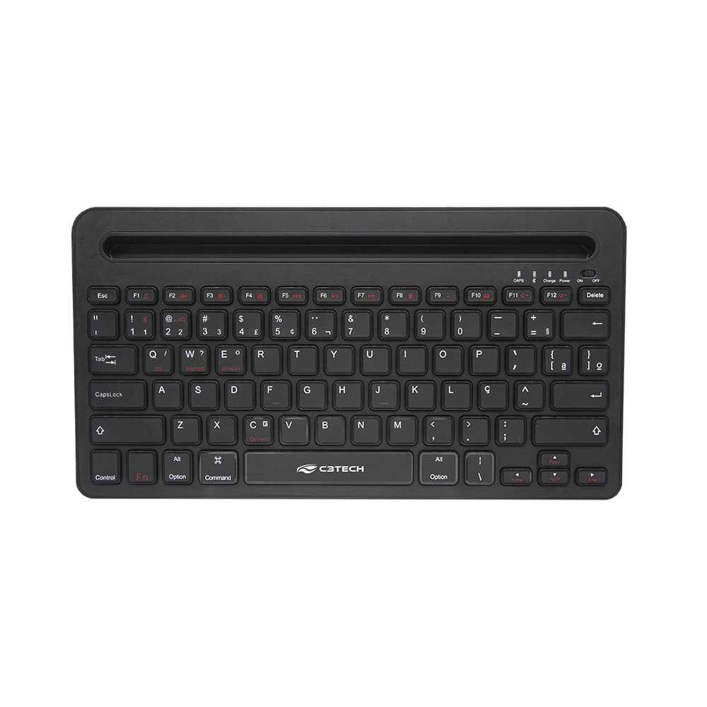 Teclado Multi-Device RC/BT K-BT100BK Preto C3Tech