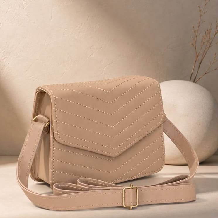Bolsa Nude Mini Bag Bordada Pronta Entrega Moda Feminina Delicada