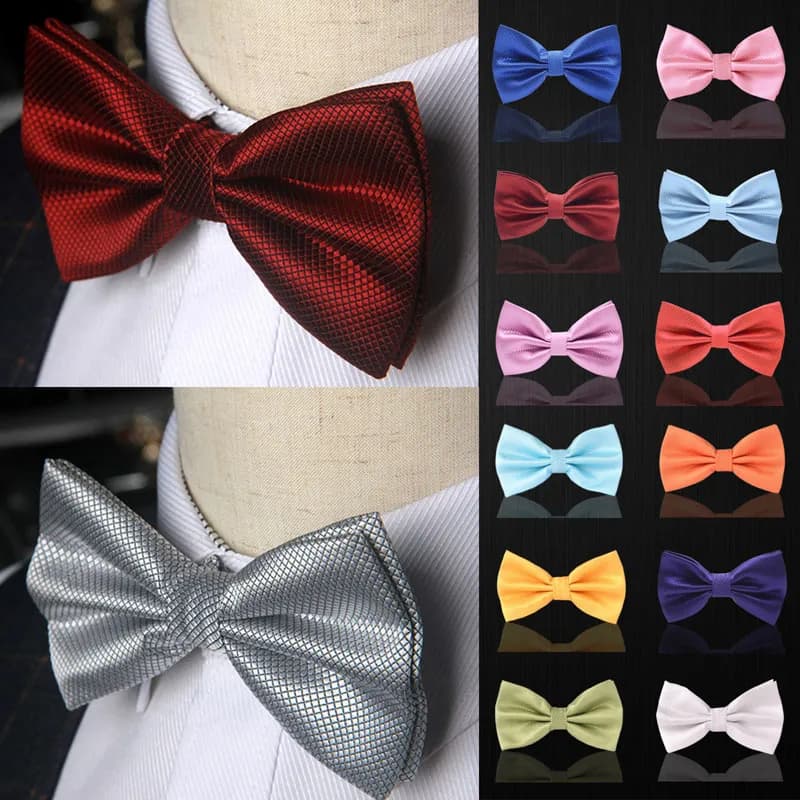 Kit Gravata Borboleta Masculina + Lenço de Bolso + Abotoaduras Social Casamento Noivos Padrinhos Elegante