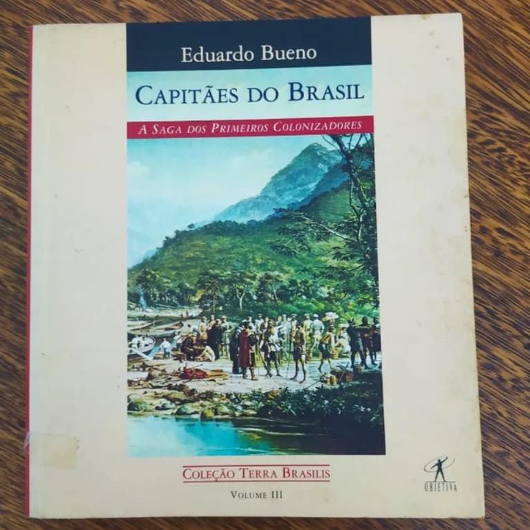 livro Capitães do Brasil E.Bueno original usado conaservado top 1999