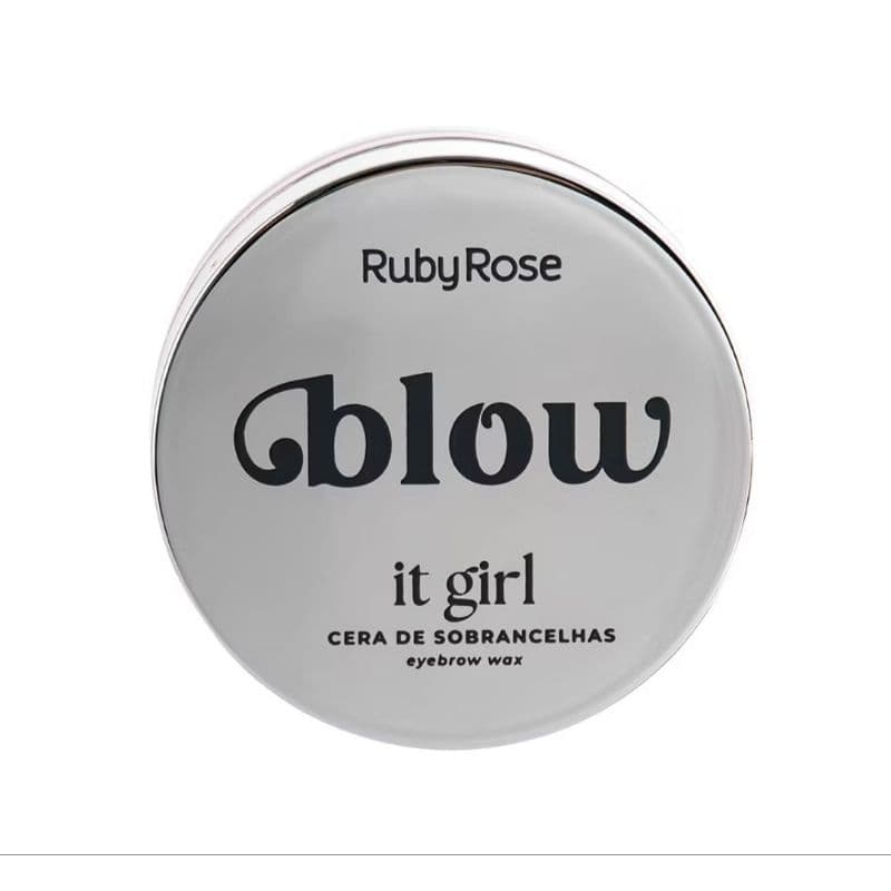 Cera para Sobrancelhas Ruby Rose It Girl Transparente Alta Fixação Efeito Blow Lamination Longa Duração