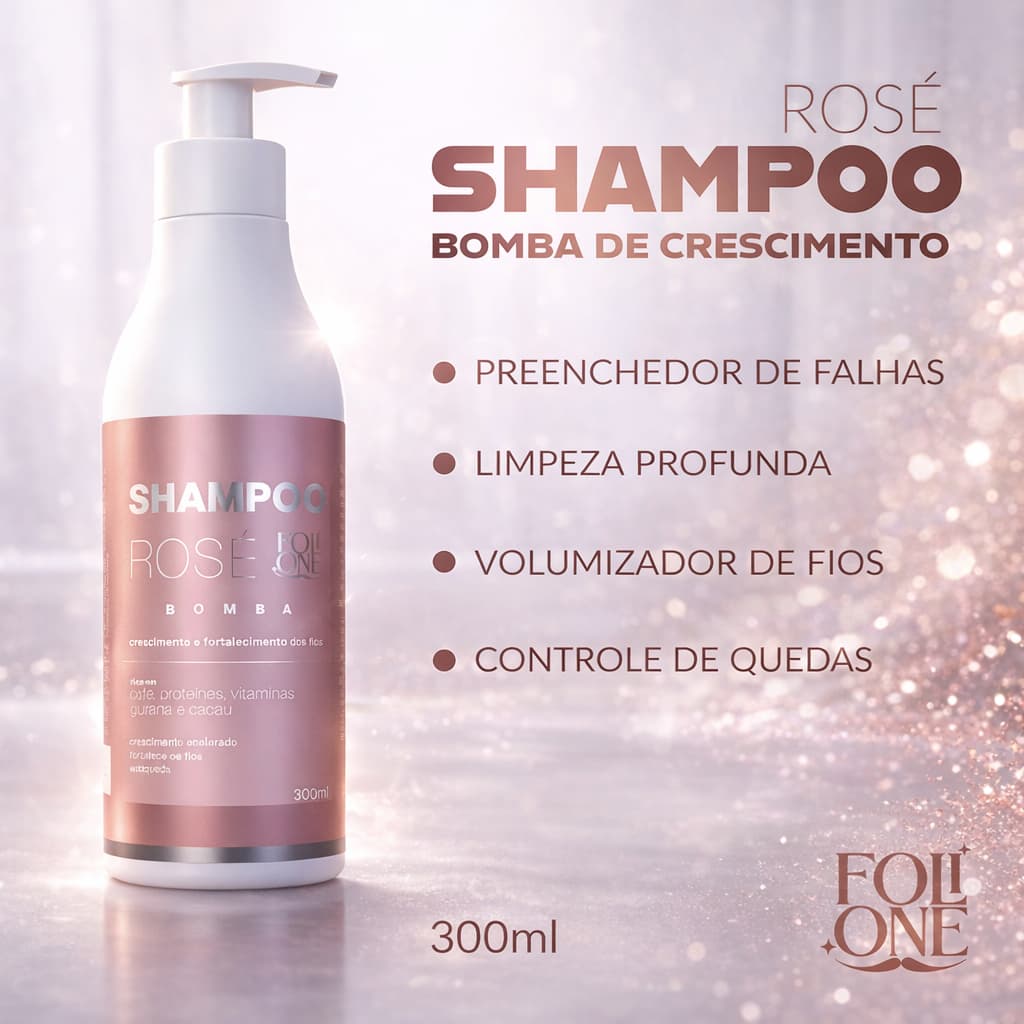 Shampoo Bomba Crescimento Capilar Acelerado Anti Queda De Cabelo
