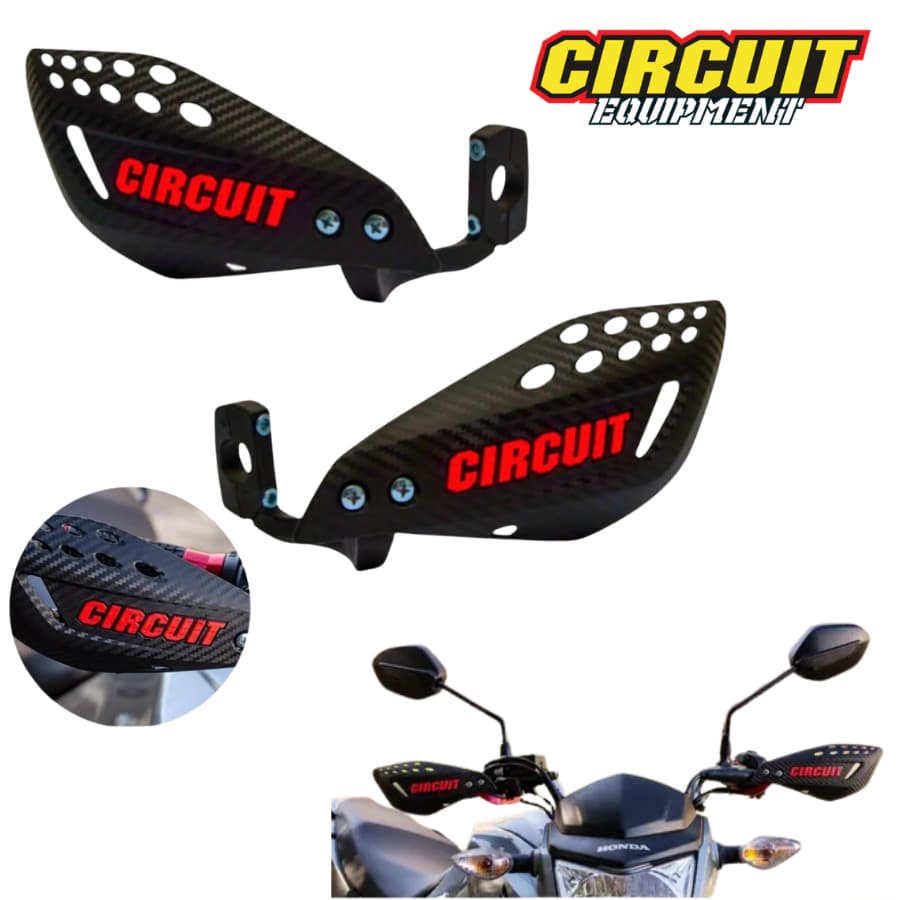 Protetor de mão Circuit Vector Carbono
