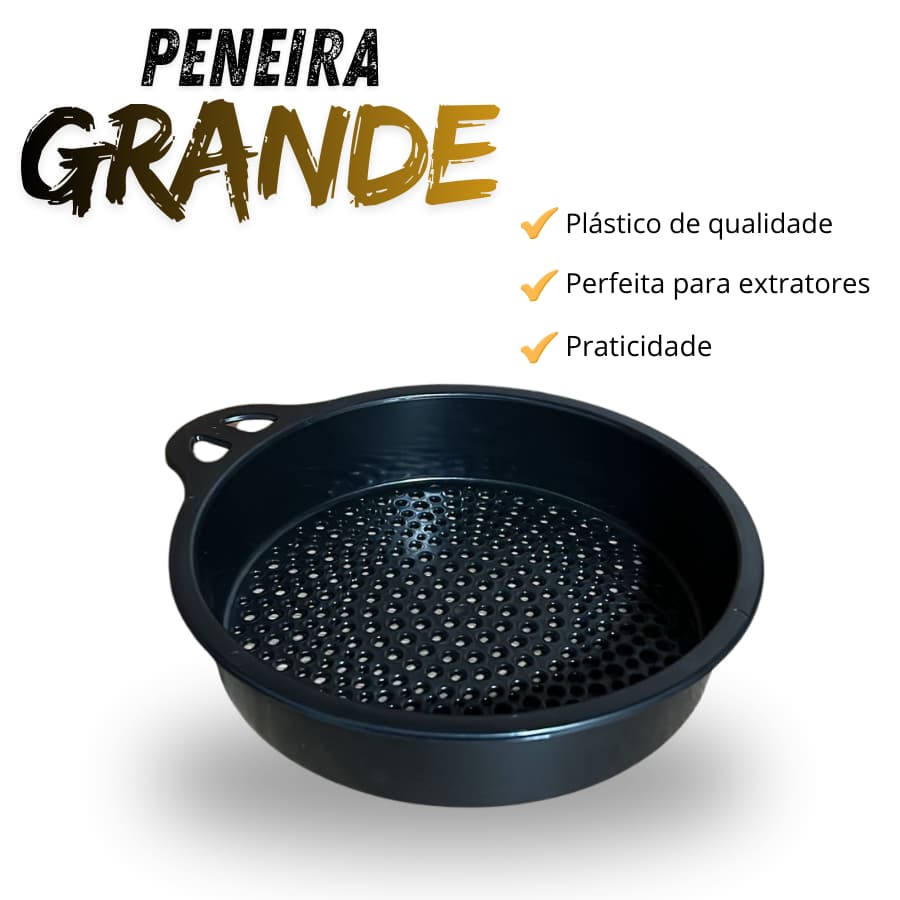 Peneira Extrator de Suco para Caneca Grande – Plástico Durável com Base Vazadinha