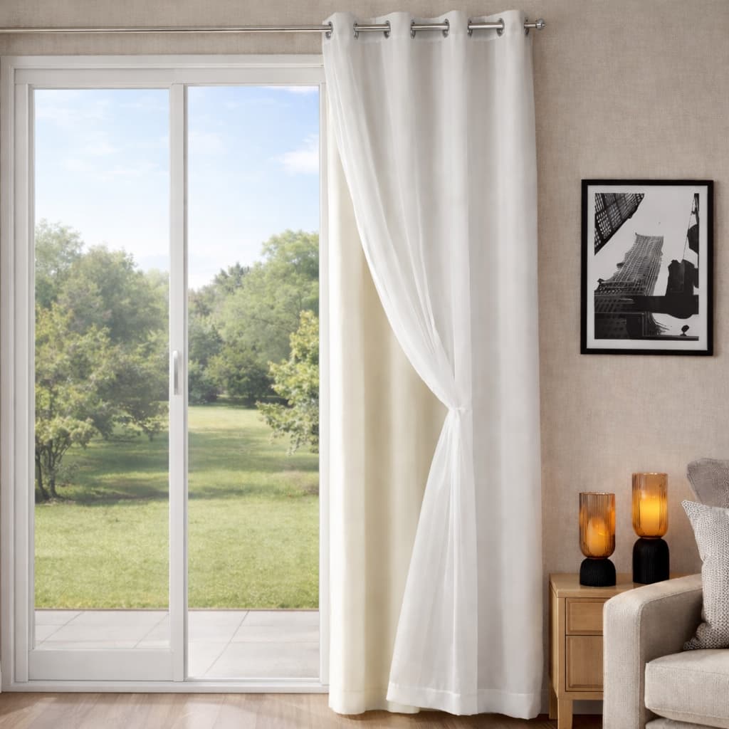 Cortina Blackout PVC 100% veda a Luz 1,40x2,30 com VOIL LISO Termica Varias Cores Pronta Entrega