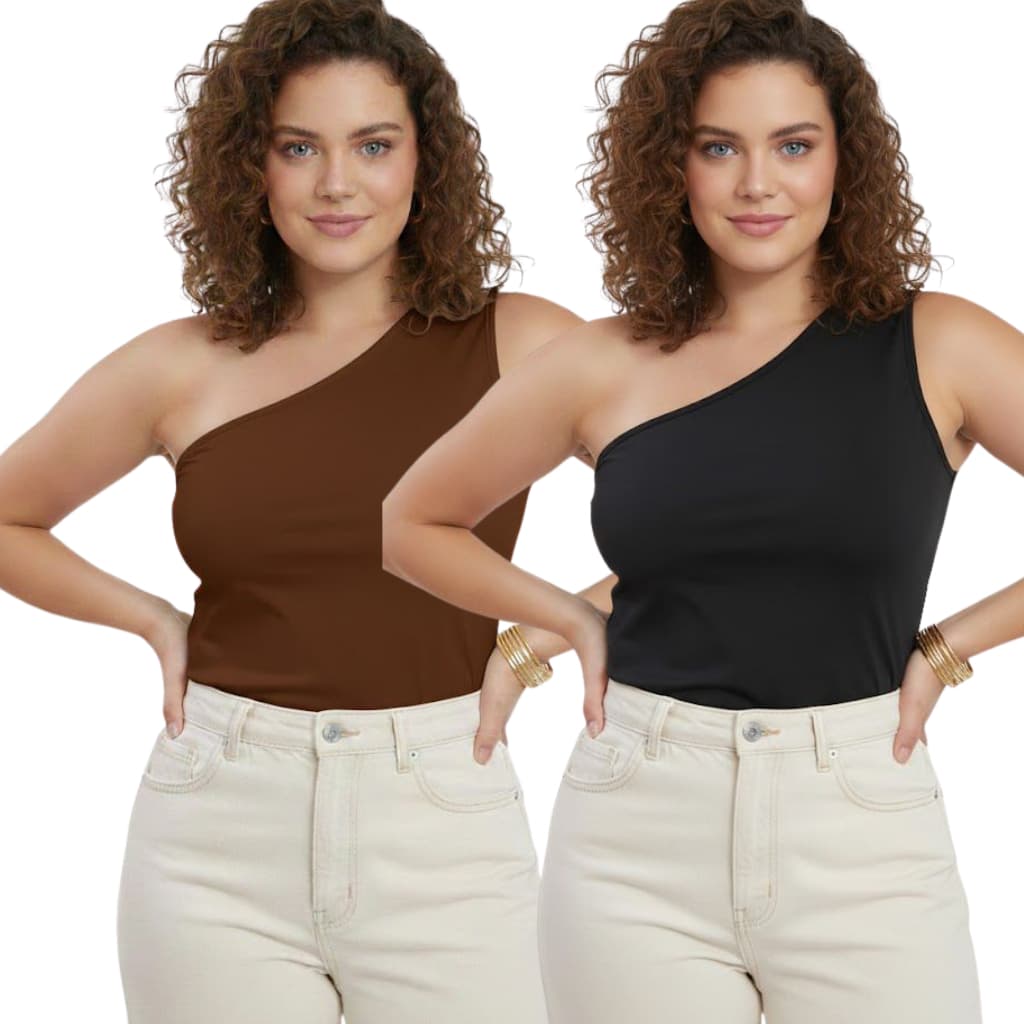 2- Blusa Feminina Nula Mula Manga Básica Confortável Elegante