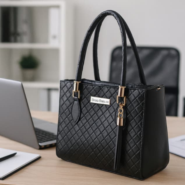 Bolsa Feminina com Alça Removível Transversal Ombro Shopbag Estilosa Forrada Fechamento Zíper
