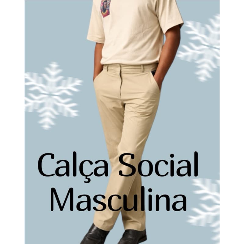 Calça Social Masculina em Seda Gelada Alta Elasticidade Confortavel Elegante