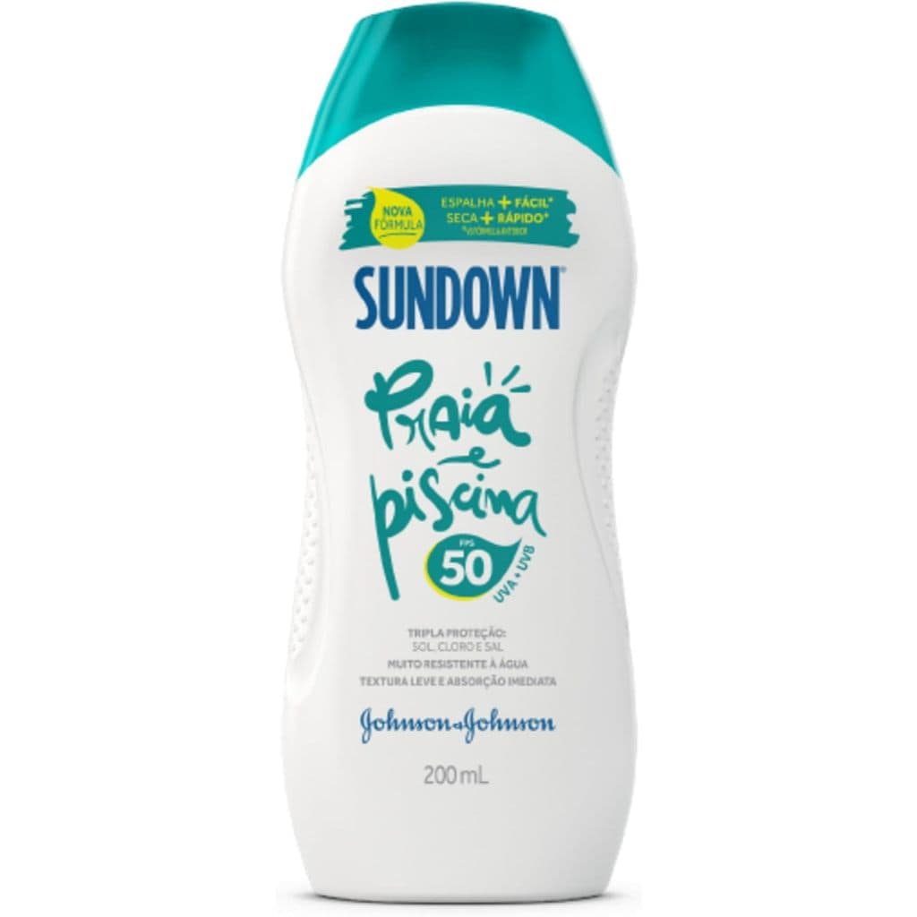 Protetor Solar Corporal Loção Sundown FPS 50 Praia e Piscina - Tripla Proteção e Resistente à Água