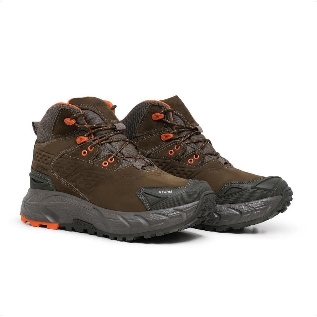 Bota MasterBoots Tênis De Couro Storm EVA Palmilha Em Gel Para Trilha