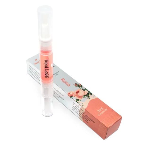 Óleo Revitalizador de Cutícula 3ml Real Love Rosa