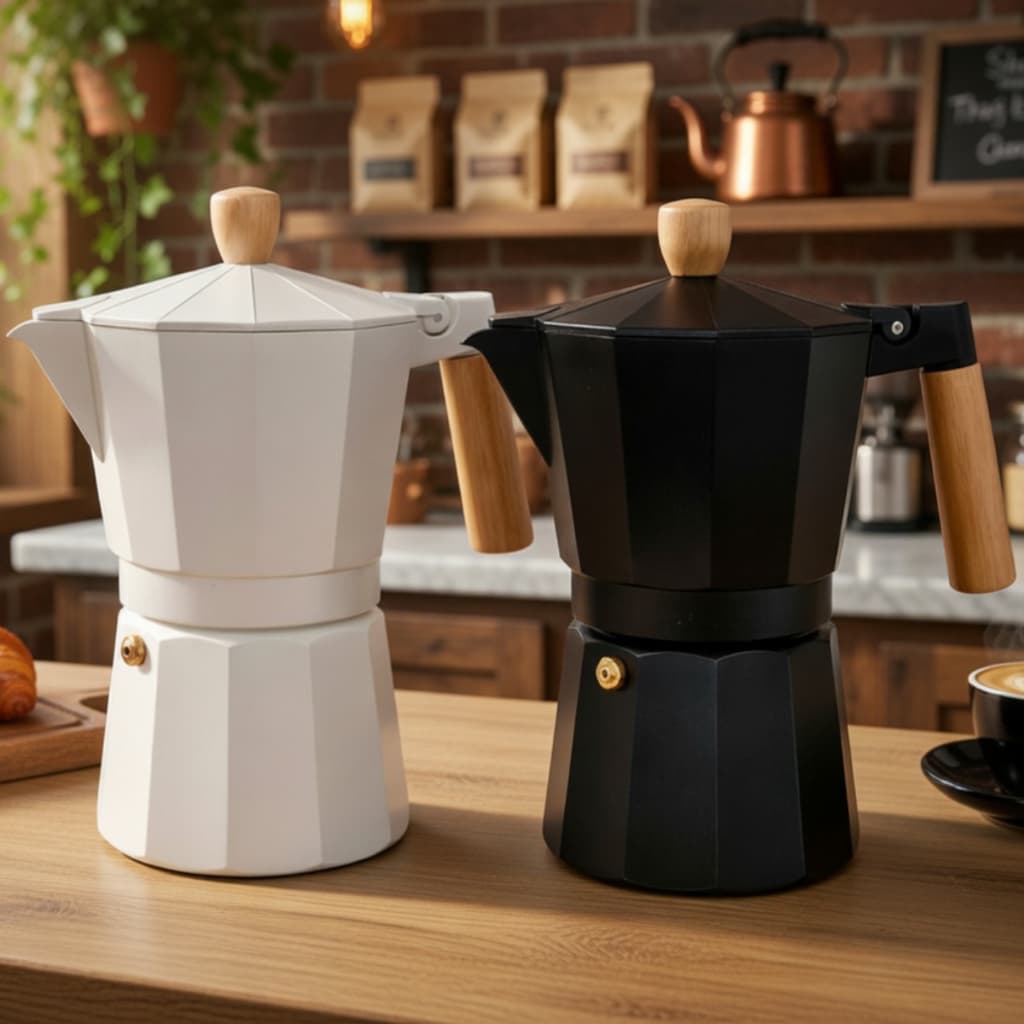 Cafeteira Italiana 6 Xícaras 300ml Alumínio Café Forte Fogão a Gás